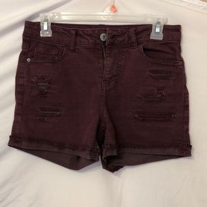 Vanilla Star | Mid Rose Mini Shorts